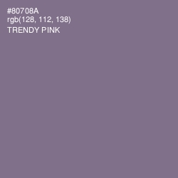 #80708A - Trendy Pink Color Image