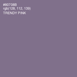 #80708B - Trendy Pink Color Image