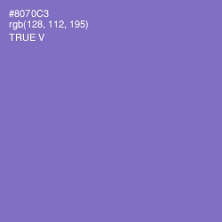 #8070C3 - True V Color Image