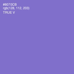 #8070CB - True V Color Image