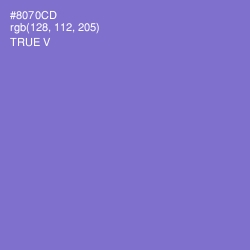 #8070CD - True V Color Image