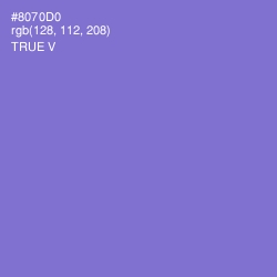 #8070D0 - True V Color Image