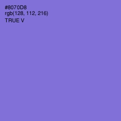 #8070D8 - True V Color Image