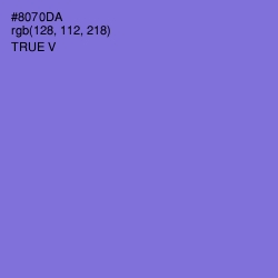 #8070DA - True V Color Image