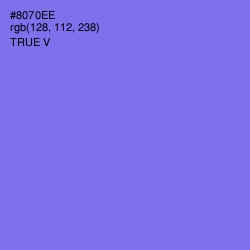 #8070EE - True V Color Image