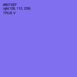 #8070EF - True V Color Image