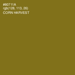 #80711A - Corn Harvest Color Image