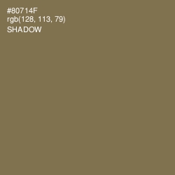 #80714F - Shadow Color Image