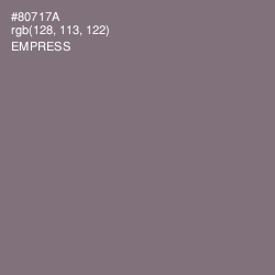 #80717A - Empress Color Image