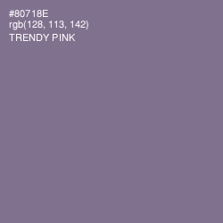 #80718E - Trendy Pink Color Image
