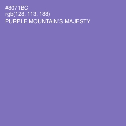 #8071BC - Purple Mountain's Majesty Color Image