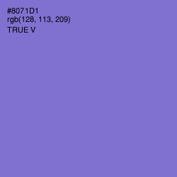 #8071D1 - True V Color Image