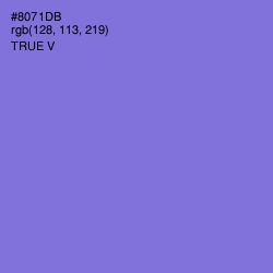 #8071DB - True V Color Image