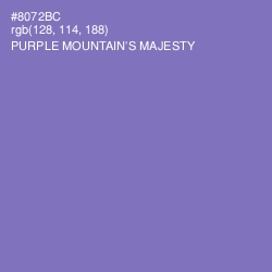 #8072BC - Purple Mountain's Majesty Color Image