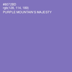 #8072BD - Purple Mountain's Majesty Color Image