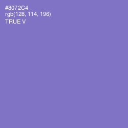 #8072C4 - True V Color Image