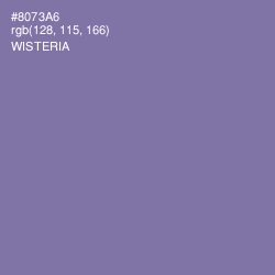 #8073A6 - Wisteria Color Image