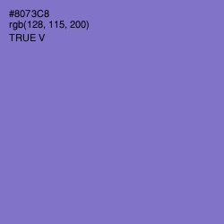 #8073C8 - True V Color Image