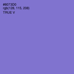 #8073D0 - True V Color Image