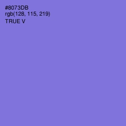 #8073DB - True V Color Image