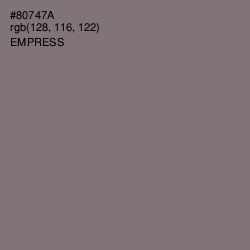 #80747A - Empress Color Image