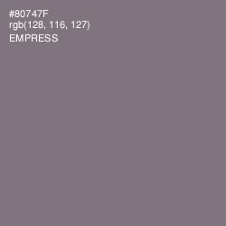 #80747F - Empress Color Image