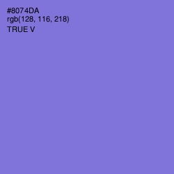 #8074DA - True V Color Image