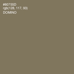 #80755D - Domino Color Image