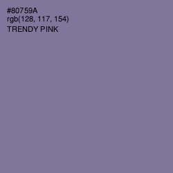 #80759A - Trendy Pink Color Image