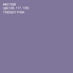 #80759B - Trendy Pink Color Image