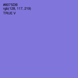 #8075DB - True V Color Image