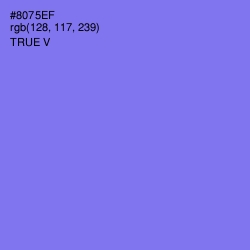 #8075EF - True V Color Image
