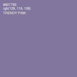 #80779E - Trendy Pink Color Image