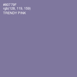 #80779F - Trendy Pink Color Image