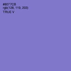 #8077CB - True V Color Image