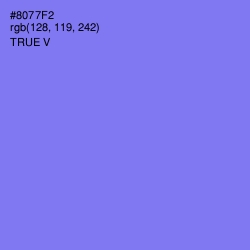 #8077F2 - True V Color Image