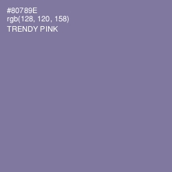 #80789E - Trendy Pink Color Image