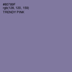 #80789F - Trendy Pink Color Image