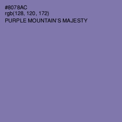 #8078AC - Purple Mountain's Majesty Color Image