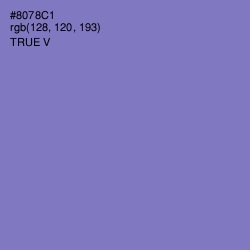 #8078C1 - True V Color Image