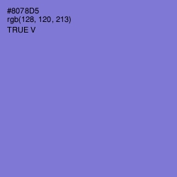 #8078D5 - True V Color Image