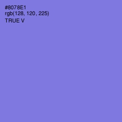 #8078E1 - True V Color Image
