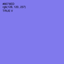 #8078ED - True V Color Image