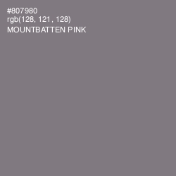 #807980 - Mountbatten Pink Color Image