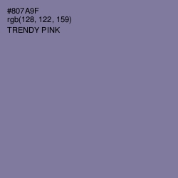 #807A9F - Trendy Pink Color Image