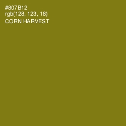 #807B12 - Corn Harvest Color Image