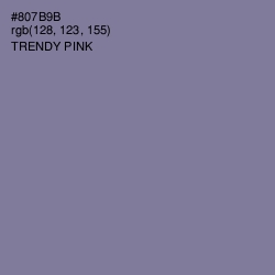 #807B9B - Trendy Pink Color Image