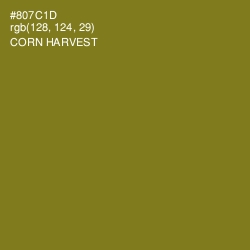 #807C1D - Corn Harvest Color Image