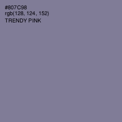 #807C98 - Trendy Pink Color Image