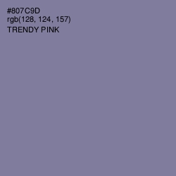 #807C9D - Trendy Pink Color Image